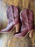 FRYE 100% Leather Brown Red Boots Size 6 1/2 - photo 9