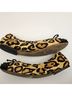 Sam Edelman Leopard Print Brown Black Tan Flats Size 8 - photo 8