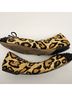 Sam Edelman Leopard Print Brown Black Tan Flats Size 8 - photo 9