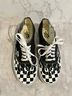 Vans 100% Canvas Checkered-gingham Graphic Black White Sneakers Size 10 - photo 6