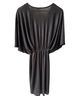 Elan Solid Black Silver Casual Dress Size M - photo 2