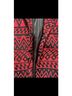 Alfred Dunner 57% Cotton 43% Polyester 100% Polyester Aztec Or Tribal Print Red Black Jacket Size L - photo 4