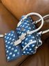 Coach Floral Blue White Leather Satchel One size - photo 10