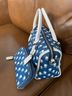 Coach Floral Blue White Leather Satchel One size - photo 11