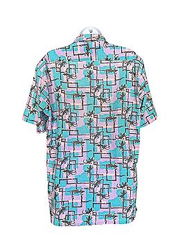 Hawaiian Fashion Short Sleeve Button-Down Shirt (view 2)