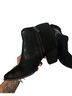 FRYE 100% Leather Black Ankle Boots Size 8 - photo 4