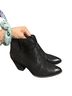FRYE 100% Leather Black Ankle Boots Size 8 - photo 3