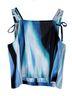 DKNY Multi Color Sleeveless Top Size L - photo 1