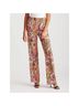 Etcetera 100% Polyester Print Pink Yellow Casual Pants Size 0 - photo 3