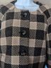 Talbots 44% Acrylic 21% Wool 19% Polyester 10% Nylon 6% Cotton 100% Polyester Checkered-gingham Black Tan Coat Size 10 - photo 5