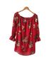 Flying Tomato 100% Polyester 100% Polyester Floral Red Casual Dress Size M - photo 1