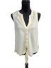 Maeve Stripes Sleeveless Button-Down Shirt Size 6 - photo 1