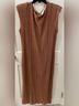 Astr 100% Polyester Solid Brown Tan Casual Dress Size XL - photo 5