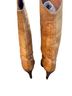 Zodiac 100% Leather Brown Black Boots Size 6 1/2 - photo 2