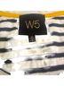 W5 Stripes White Blue Yellow Short Sleeve Blouse Size 1X - photo 2