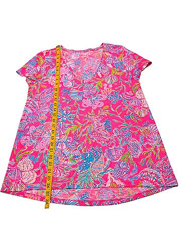 Lilly Pulitzer Etta Short Sleeve Top (view 2)