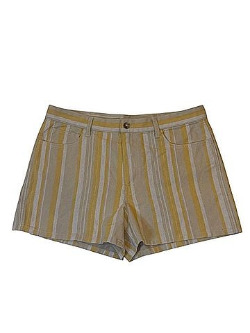 Madewell Rumpled Cotton Twill Short Shorts (view 1)