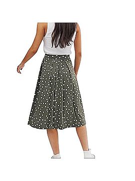 ASOS Midi Skirt with Box Pleat Casual Skirt (view 2)