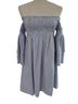 Elan Stripes Blue Casual Dress Size S - photo 1