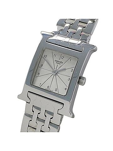 Hermès Hermes HERMES Women's Watch, Brand H-Watch, Quartz, Stainless Steel (SS), HH1.210, Silver/Ivory (view 1)