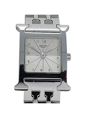 Hermès Hermes HERMES Women's Watch, Brand H-Watch, Quartz, Stainless Steel (SS), HH1.210, Silver/Ivory (view 2)