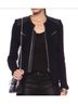 IRO 30% Wool 70% Acrylic 100% Lambskin 65% Polyester 35% Cotton Black Jacket Size 6 - photo 5