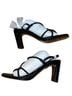Sandro 100% Leather Animal Print Snake Print Black Heels Size EU 36 - photo 5