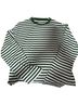 Shein Stripes Green White Long Sleeve Top Size M - photo 1