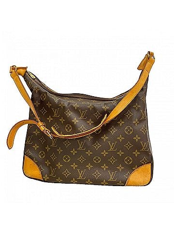 Louis Vuitton Louis Vuitton Monogram Boulogne 35 Shoulder Bag M51260 Brown Women's (view 1)