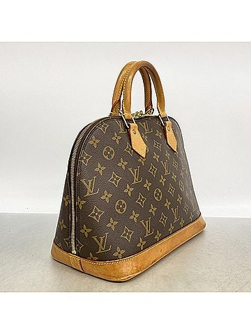 Louis Vuitton Louis Vuitton Alma Monogram Handbag M51130 Brown Women's (view 2)