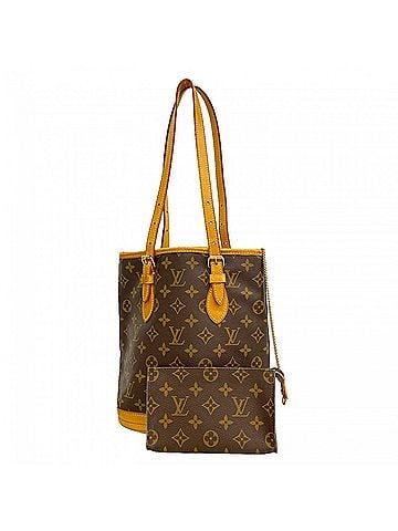 Louis Vuitton Louis Vuitton Monogram Bucket PM Tote Bag M42238 Brown (Women's) (view 1)