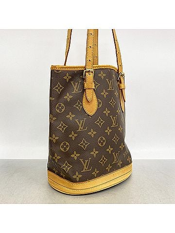 Louis Vuitton Louis Vuitton Monogram Bucket PM Tote Bag M42238 Brown (Women's) (view 2)