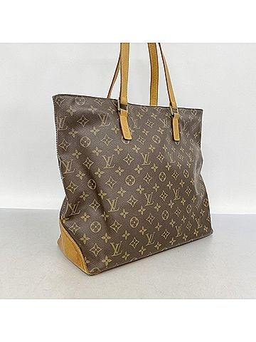 Louis Vuitton Louis Vuitton Monogram Cabas Mezzo Tote Bag M51151 Brown Women's (view 2)