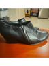 Bare Traps 100% Faux Leather Paisley Black Ankle Boots Size 10 - photo 4