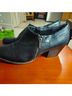 Bare Traps 100% Faux Leather Paisley Black Ankle Boots Size 10 - photo 5