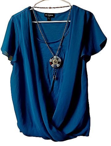I.N. Studio Short Sleeve Blouse (view 1)