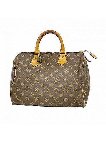 Louis Vuitton Louis Vuitton Monogram Speedy 30 Handbag M41108 Brown Women's (view 1)