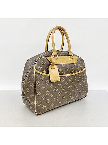Louis Vuitton Louis Vuitton Monogram Deauville Handbag M47270 Brown Women's (view 2)