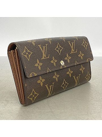 Louis Vuitton Louis Vuitton Monogram Portefeuille Sarah Long Wallet M61734 Brown Women's (view 2)