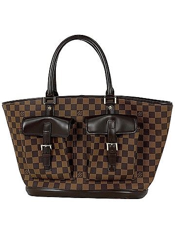 Louis Vuitton Louis Vuitton Manosque GM Handbag, Damier Brown, N51120, Women's (view 1)