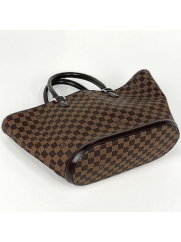 Louis Vuitton Louis Vuitton Manosque GM Handbag, Damier Brown, N51120, Women's (view 2)