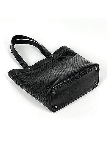 Chanel Chanel Coco Mark Tote Bag, Perforated Leather, Black, Women's (view 2)