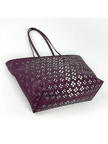 Fendi Fendi Zucca pattern tote bag/shoulder bag, coated canvas, purple and white, 8BH185, women's. (view 2)