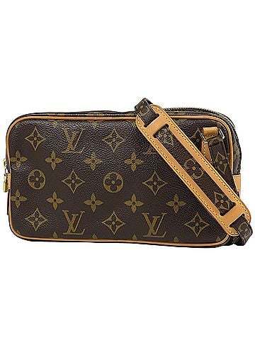 Louis Vuitton Louis Vuitton Pochette Marly Bandoulière Crossbody Shoulder Bag, Monogram Brown, M51828, Women's (view 1)
