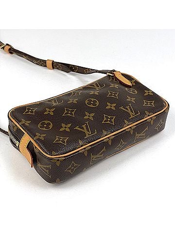 Louis Vuitton Louis Vuitton Pochette Marly Bandoulière Crossbody Shoulder Bag, Monogram Brown, M51828, Women's (view 2)