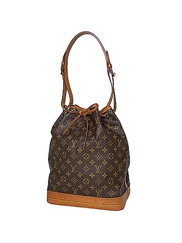 Louis Vuitton Louis Vuitton Noe One-Shoulder Drawstring Shoulder Bag, Monogram Brown, M42224, Women's (view 1)