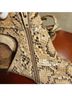 Bare Traps 100% Faux Leather Snake Print Brown Tan Boots Size 10 - photo 4