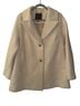 Talbots 45% Wool 30% Viscose 25% Nylon 100% Polyester Ivory Coat Size M - photo 1