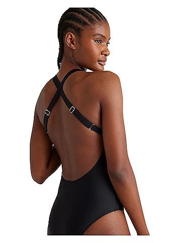 Quince Italian Cross-Back One Piece Swimsuit (view 2)