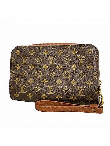 Louis Vuitton Louis Vuitton Monogram Orsay Clutch Bag M51790 Brown Men's (view 1)